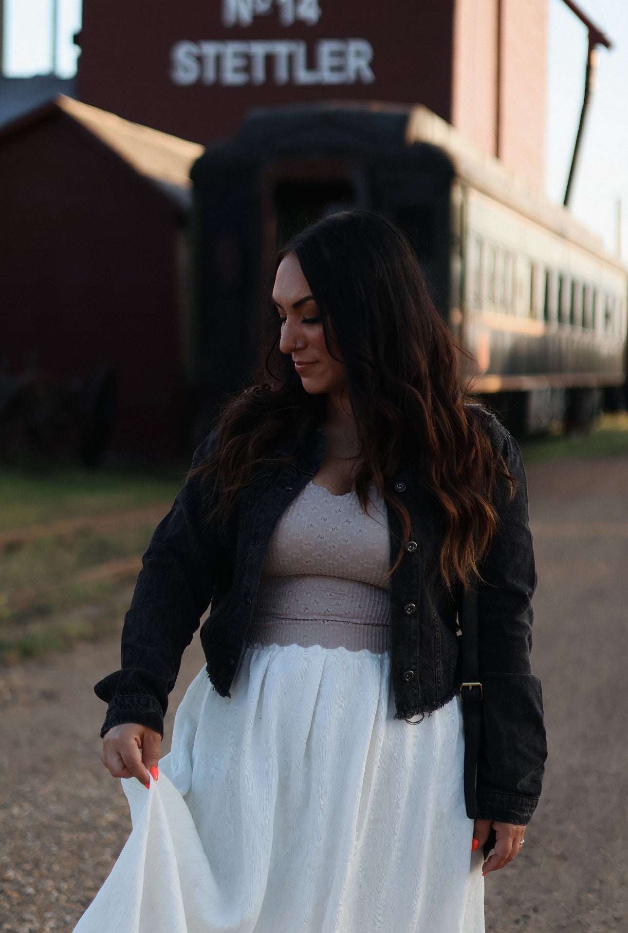 Halley Cropped Denim Jacket