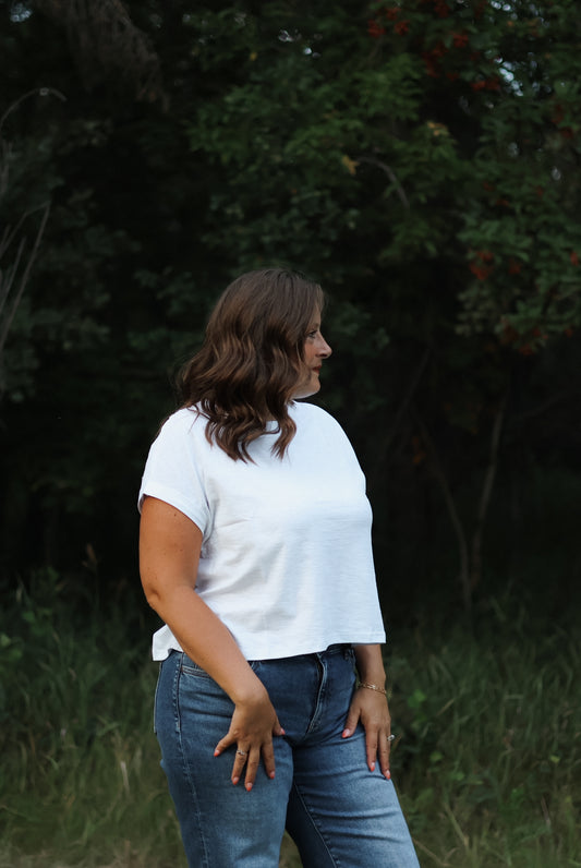 Anna Round Neck Relaxed Tee