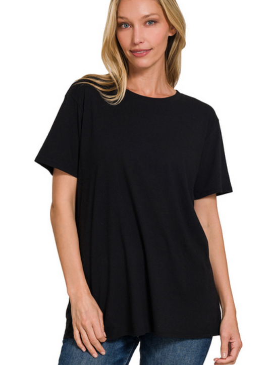 Tamara Boyfriend Tee - Black