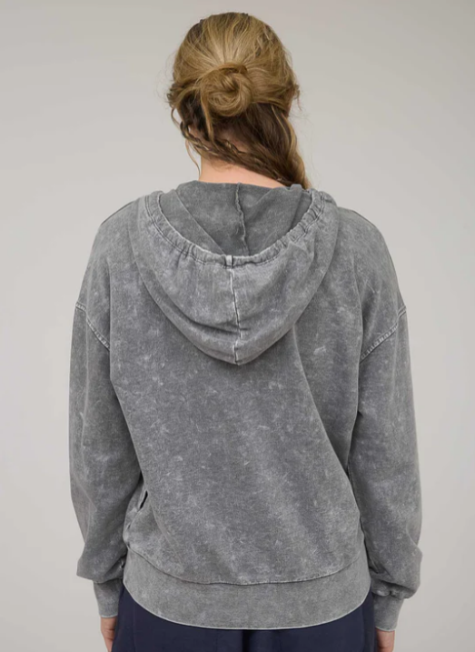 Fiona Washed Henley Hoodie