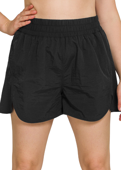 +Carly Windbreaker Running Shorts